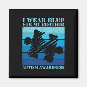 Imã Eu Visto Azul Para O Meu Irmão Crianças Autistas A