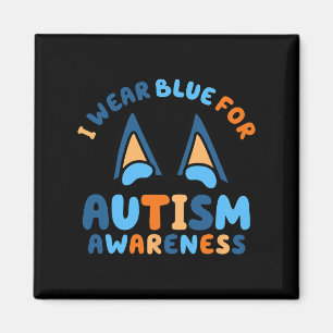 Imã Eu Visto Azul Por Consciência Autista Adorto Amo