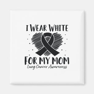 Imã Eu Visto Branco Para Minha Mãe Cancer Pulmão Frio