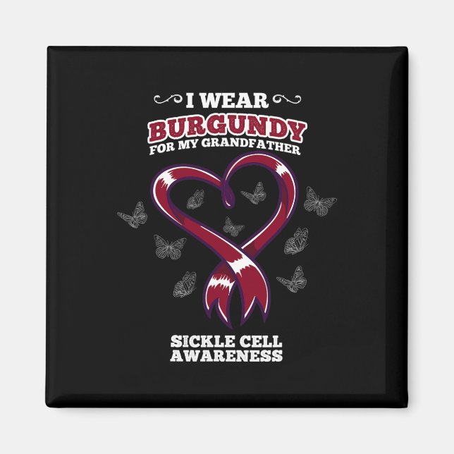 Imã Eu Visto Burgundy Para Meu Avô Célula Falsiforme A (Frente)