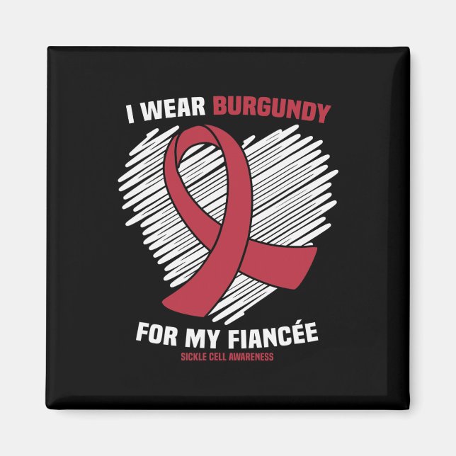 Imã Eu Visto Burgundy Para O Meu Fiancee Cell Sickle A (Frente)
