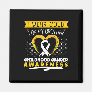 Imã Eu Visto Dourado Para O Cancer De Infância Do Meu