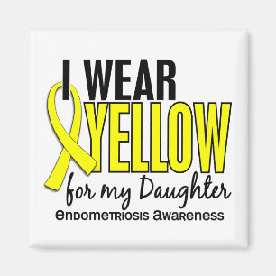 Imã Eu visto o amarelo para minha endometriose da