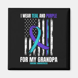 Imã Eu Visto O Teal E O Suicídio Roxo.