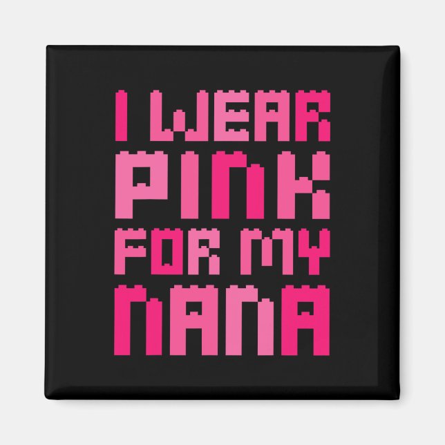 Imã Eu Visto Rosa Para A Minha Mãe Bloco Nana Construi (Frente)