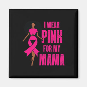 Imã Eu Visto Rosa Para O Cancer Da Mama Negra