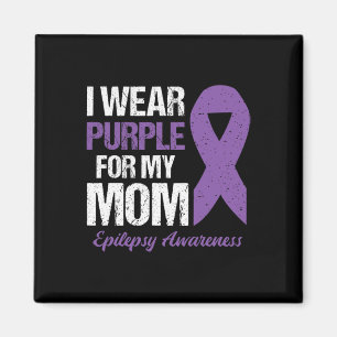 Imã Eu Visto Roxo Para A Sensibilização Da Mãe Epileps