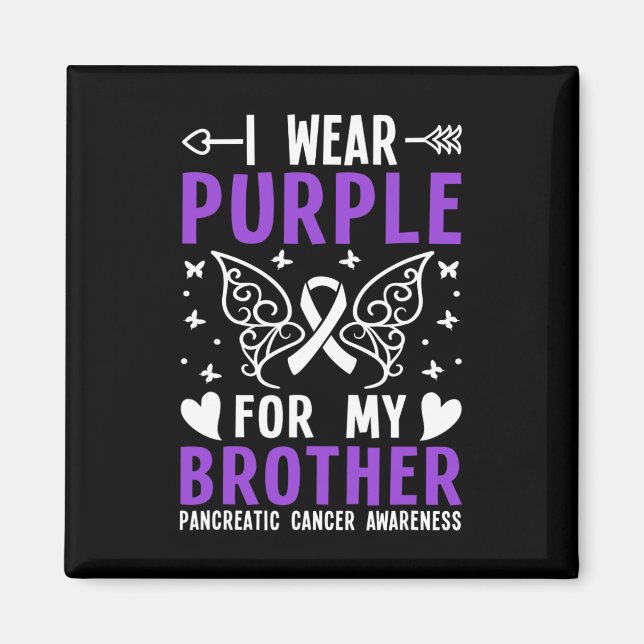 Imã Eu Visto Roxo Para Meu Irmão Câncer de pâncreas Aw (Frente)