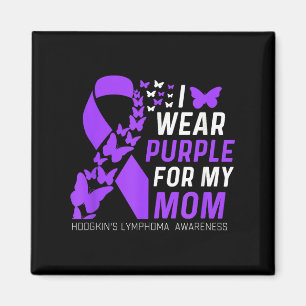 Imã Eu Visto Roxo Para Meu Linfoma De Hodgkins Do Mães