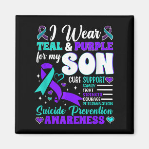 Imã Eu Visto Teal & Roxo Para O Meu Filho, Evitar