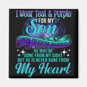 Imã Eu Visto Teal &amp; Roxo Para O Meu Filho, Evitar 