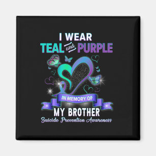 Imã Eu Visto Teal E Roxo Para O Meu Irmão Suicida Ante