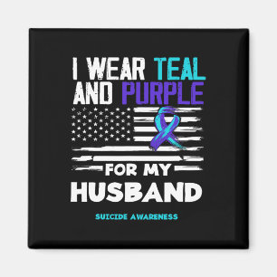 Imã Eu Visto Teal E Roxo Para O Meu Marido, Suicídio, 