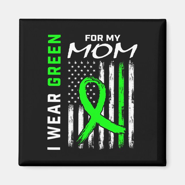 Imã Eu Visto Verde Para Minha Mãe Doença Renal Sensibi (Frente)