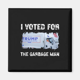 Imã Eu Votei No Lixeiro Trump 2024 Caminhão De Lixo