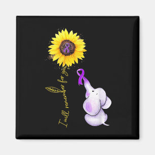 Imã Eu Vou Lembrar Por Você Girassol Elefante Heimerh
