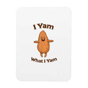 Ímã Eu Yam, O Que Eu Estou Dançando De Ação De Graças 