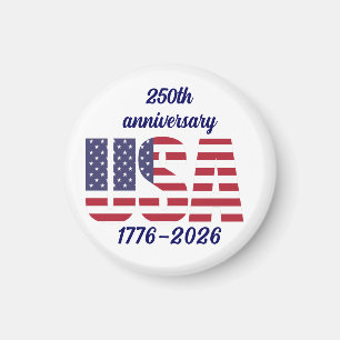 Imã EUA 250º Aniversário Semiquincentenário 1776–2026