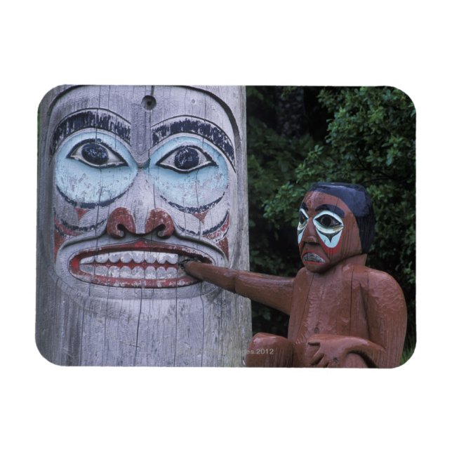 Ímã EUA, Alaska, Ketchikan, Centro de Patrimônio Totem (Horizontal)