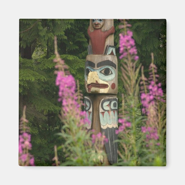 Imã EUA, Alaska, Ketchikan, Estado de Totem Bight (Frente)