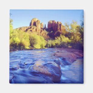 Imã EUA, Arizona, Sedona. Catedral Rocha refletindo 2