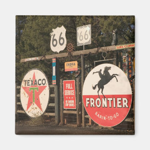 Imã EUA, Arizona, Sedona: Placas de propaganda antigos