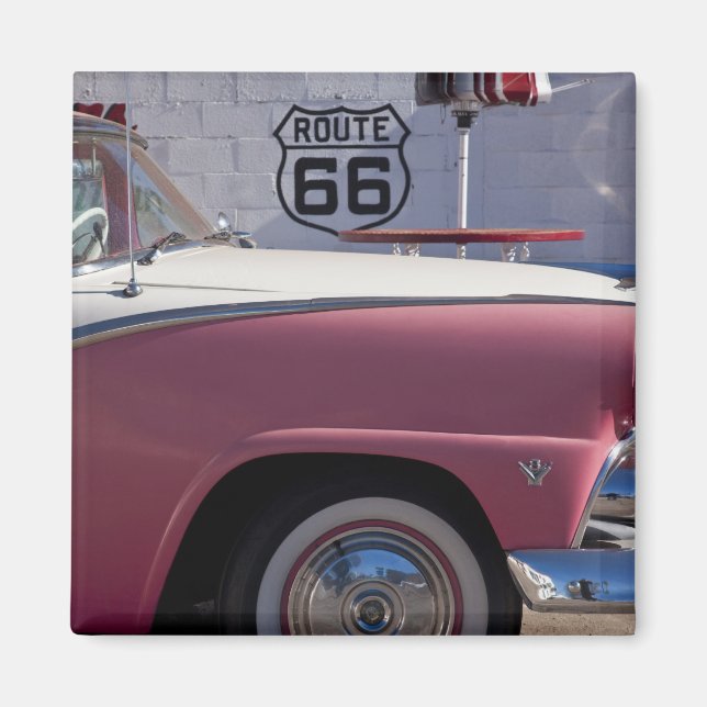 Imã EUA, Arizona, Williams. Rt. 66 Cidade, anos 50 (Frente)