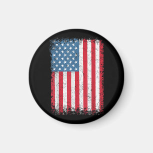 Imã EUA Bandeira Patriótica Americana Para Homens Meni