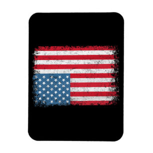 Ímã EUA Bandeira Patriótica Americana Para Homens Meni