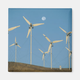 Imã EUA, Califórnia, Altamont Pass, geradores eólicos.