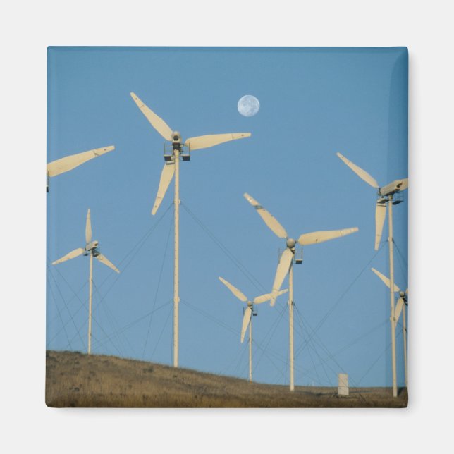 Imã EUA, Califórnia, Altamont Pass, geradores eólicos. (Frente)