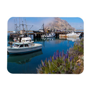 Ímã EUA, Califórnia. Barcos Atracados em Morro Bay