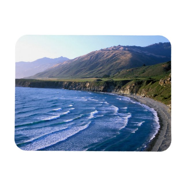 Ímã EUA, Califórnia, Big Sur, baía ao longo da Rodovia (Horizontal)