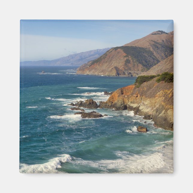 Imã EUA, Califórnia, Big Sur Coastline (Frente)