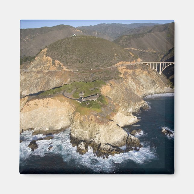 Imã EUA. Califórnia. Big Sur. Ponte Bixby (Frente)