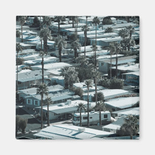 Imã EUA, Califórnia, Palm Springs. Parque de trailers