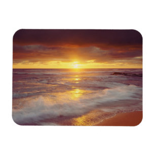 Ímã EUA, Califórnia, San Diego. Praia de Sunset Cliff