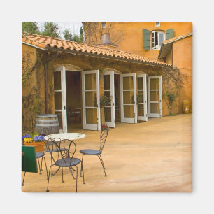 Imã EUA, Califórnia, Sonoma Valley, Pátio na Viansa