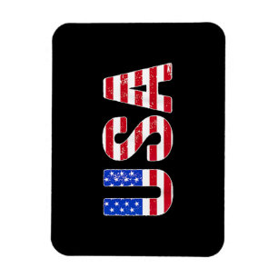 Ímã EUA Camisa Bandeira Patriótica Americana Mulheres