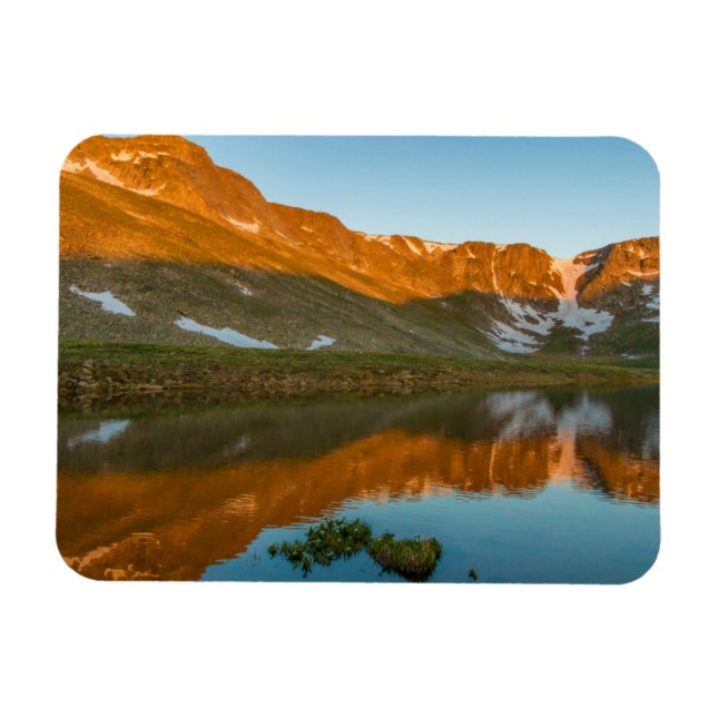 Ímã EUA, Colorado, Mt. Evans. Reflexo do Summit Lake (Horizontal)