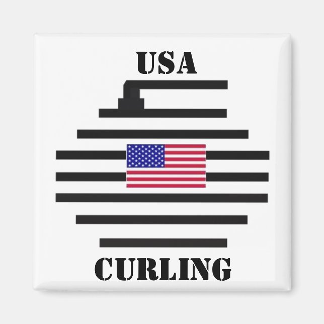 Imã EUA Curling 2010 (Frente)