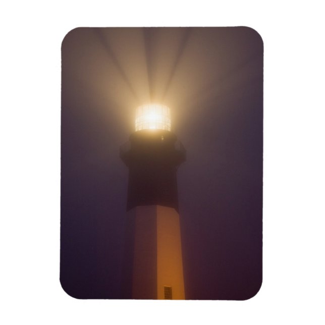 Ímã EUA; Geórgia; Savannah.  Farol da Ilha Tybee (Vertical)