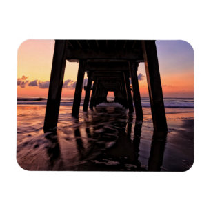 Ímã EUA, Geórgia, Tybee Island, Pier em Tybee Island