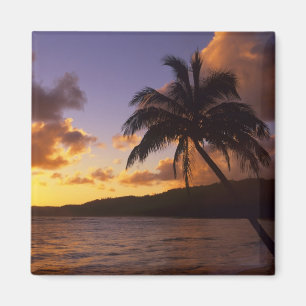 Imã EUA, Havaí, Kauai, Colorido nascer do sol em um 2
