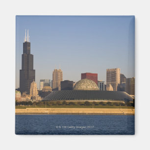 Imã EUA, Illinois, Chicago, skyline da cidade com