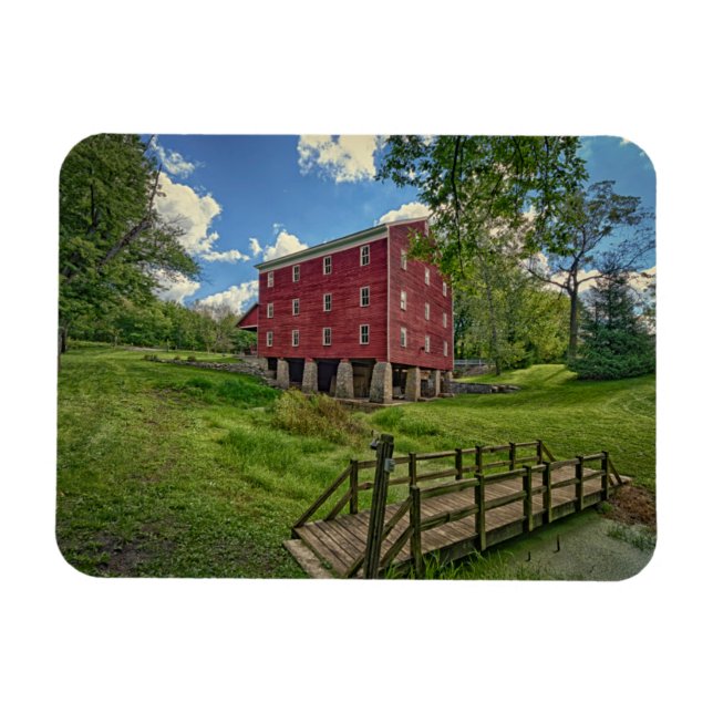 Ímã EUA, Indiana, Cutler. Adams Mill (Horizontal)