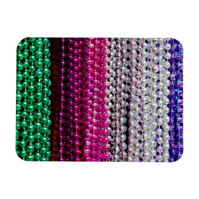Ímã EUA, Louisiana, Nova Orleans. Contas do Carnaval (Horizontal)