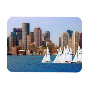 Ímã EUA, Massachusetts. Panorama da Orla de Boston 4