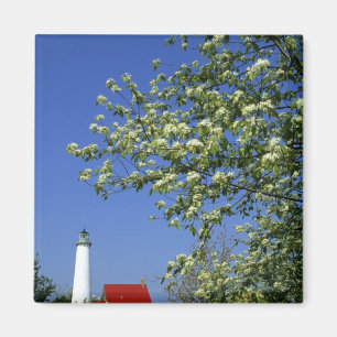 Imã EUA, Michigan, East Tawas. Farol de Tawas com