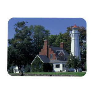 Ímã EUA, Michigan, Lago Huron. Port Sanilac